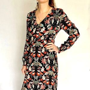 Eci Floral Maxi Boho Gypsy Dress